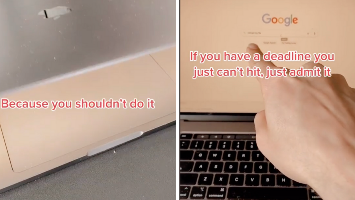Viral Hack For How Procrastinating Students Can Avoid Missing A Deadline Divides TikTok