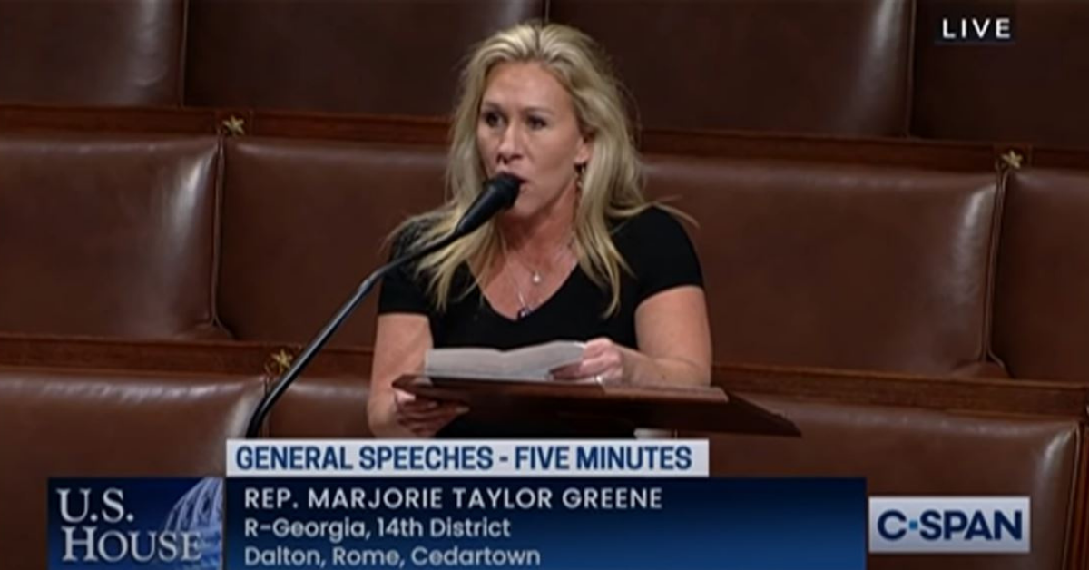 QAnon Rep. Claims BLM Is Also An 'Insurrection' In Bizarre Speech Opposing January 6 Commission