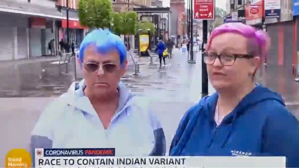 Woman Says She 'Won't Even Leave The House' Over Pandemic Concerns—While In The Middle Of Town