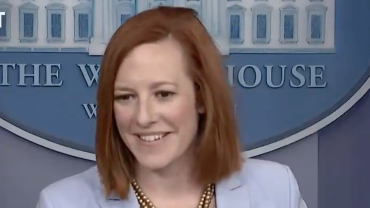 Jen Psaki Shades Fox Reporter for Asking if Biden Would Steal 'Art of the Deal' Phrase
