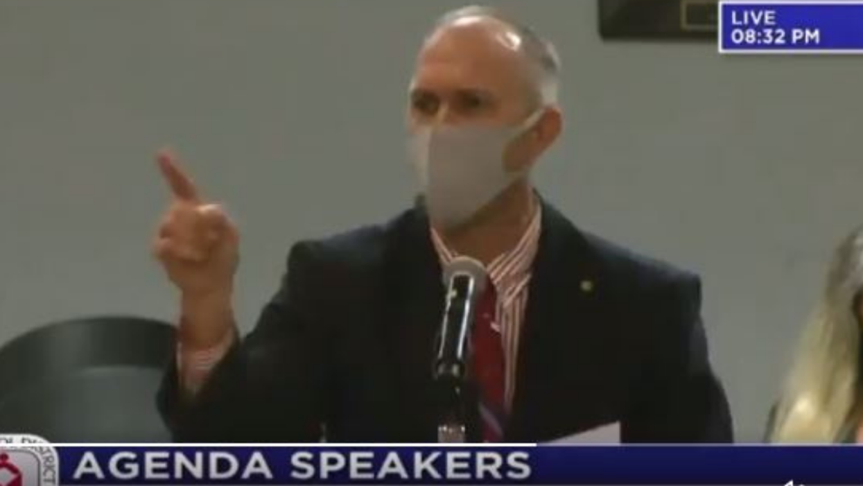 Florida Man Yells 'Braveheart'-Style At School Board Over Their Equity Statement In Absurd Video