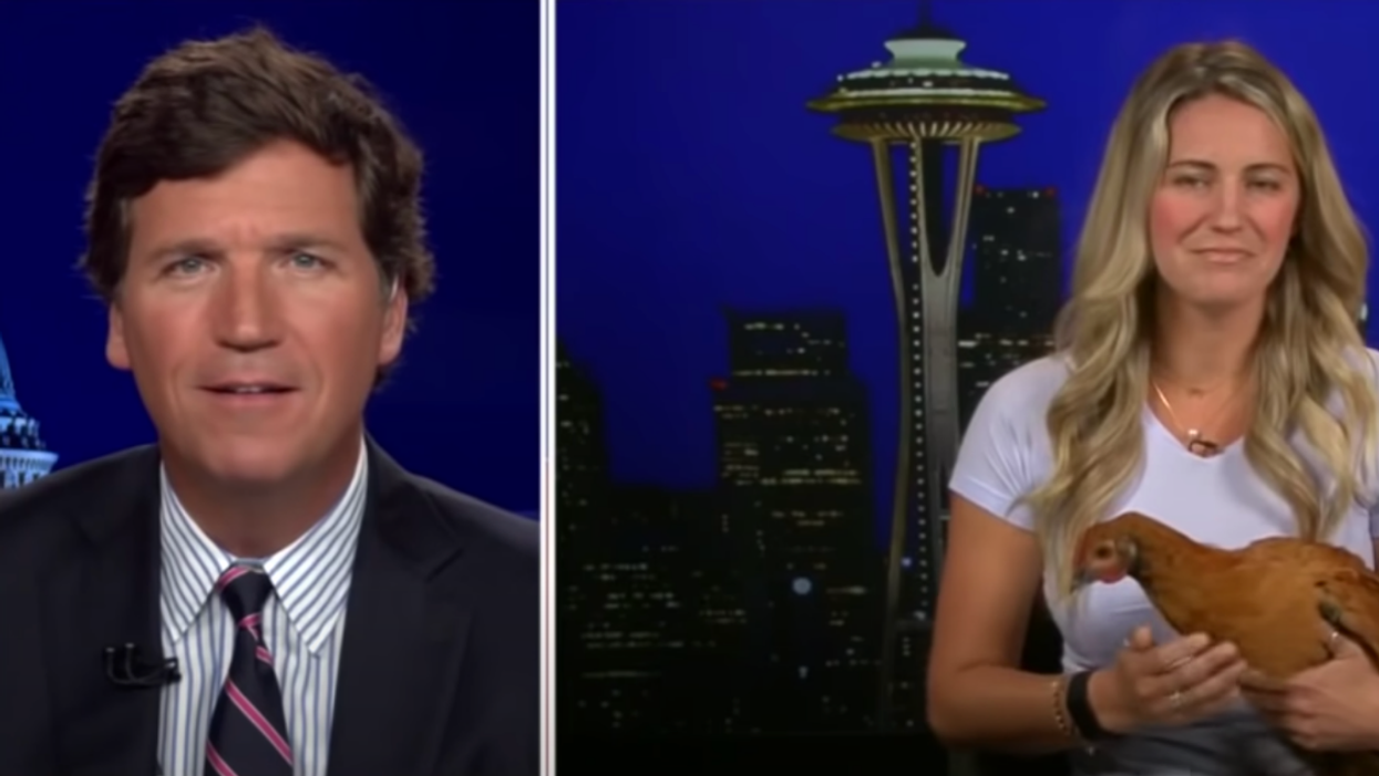 Tucker Carlson Slams CDC's Chicken-Kissing Guidelines With Bizarre 'Chicken Enthusiast' Interview