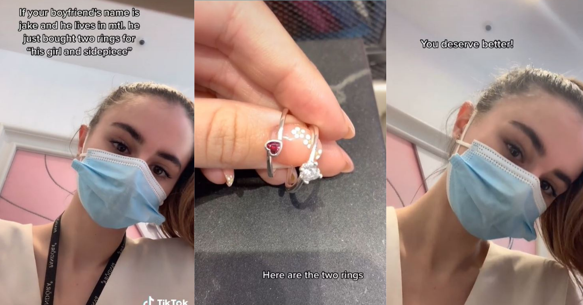 Jewelry Store Employee Calls Out Guy Who Bought A Ring For His Girlfriend—And One For His 'Side Piece'