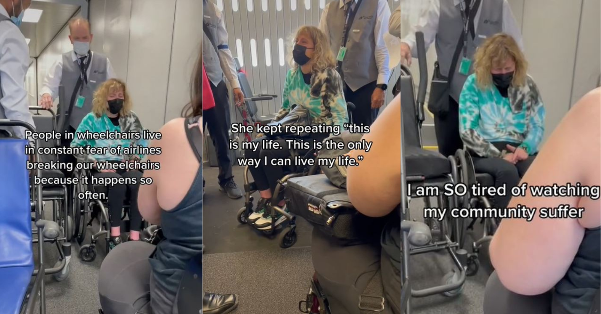 Video Of Woman Sobbing After Delta Allegedly Broke Her Wheelchair Sparks Heartbreak And Outrage