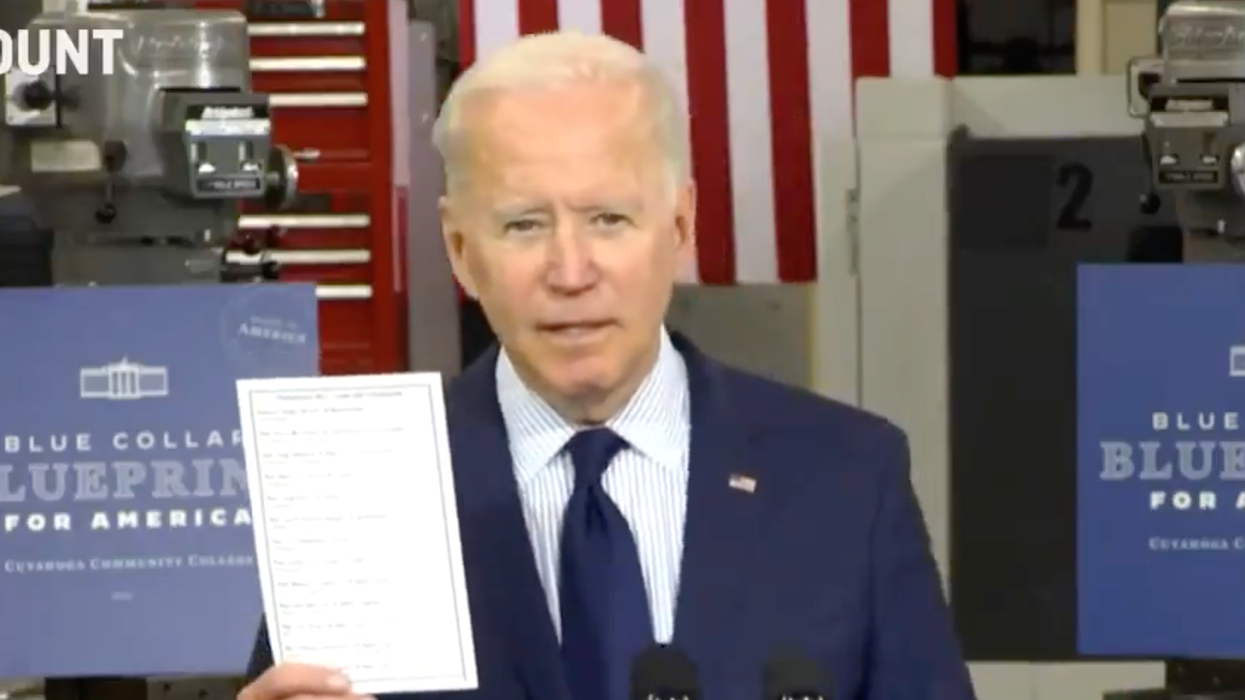 Crowd Erupts as Biden Unveils List of GOPers Who Touted Stimulus Bill at Home After Voting Against It