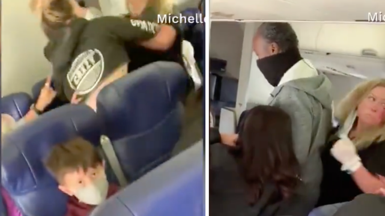 Video Captures Woman Punching Flight Attendant Who Asked Her To Keep Her Seat Belt On