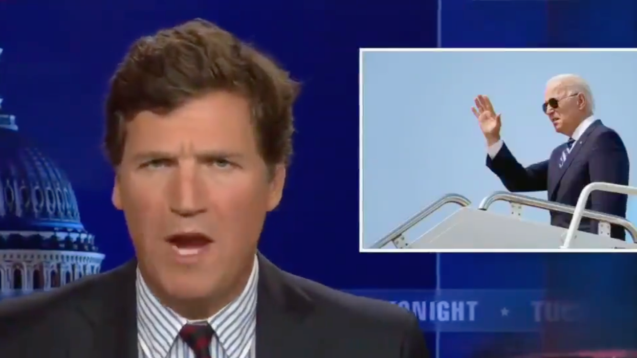 Tucker Slammed for Claim That Biden Said White Republican Men Are 'More Dangerous Than ISIS'