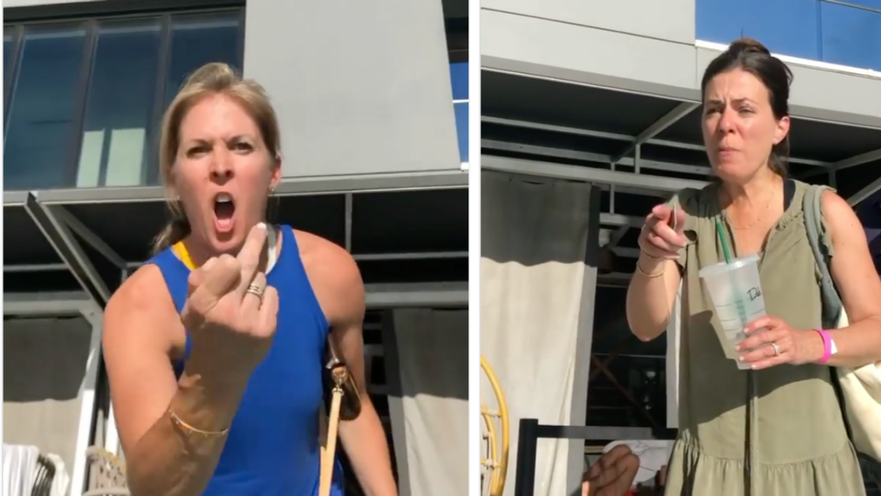 Pool Guests Rage After Being Shamed For Allegedly Complaining About Two Women Kissing