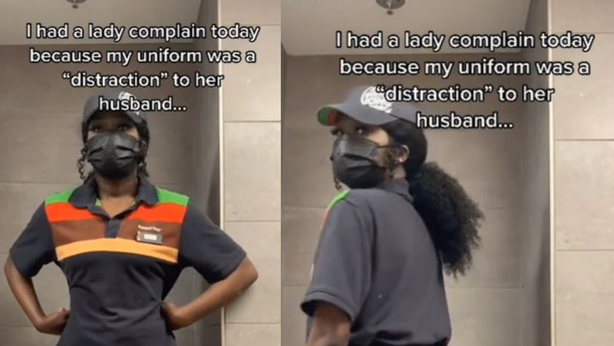 Burger King Worker Stunned After Woman Complains Her Uniform Is A 'Distraction' To Her Husband