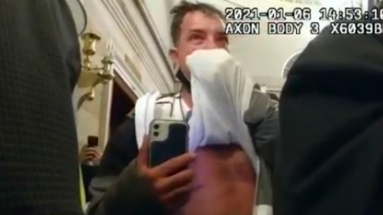 Capitol Rioter Caught Thanks In Part To Flashing His Gigantic Stomach Tattoo On Camera