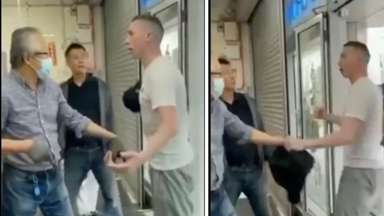 White Guy Allegedly Bullies Elderly Asian Shop Owner—Only To Get Knocked Out Cold By Him
