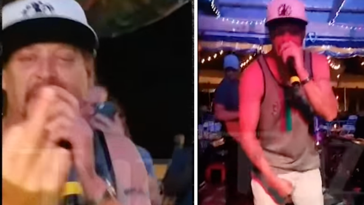 Kid Rock Unleashes Homophobic Tirade After Spotting Fans Filming Him During Bar Performance