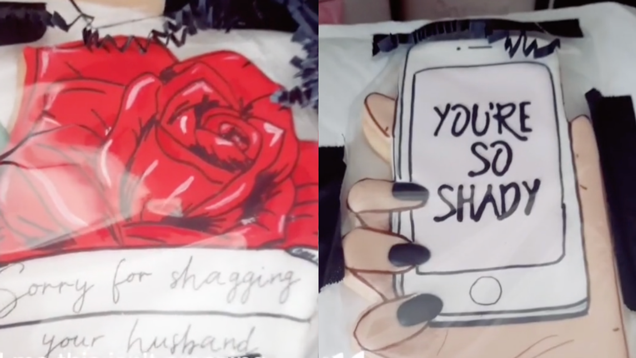 Woman Gets Hilarious Cookies From Woman Her Ex Had Affair With For Anniversary Of Her Divorce