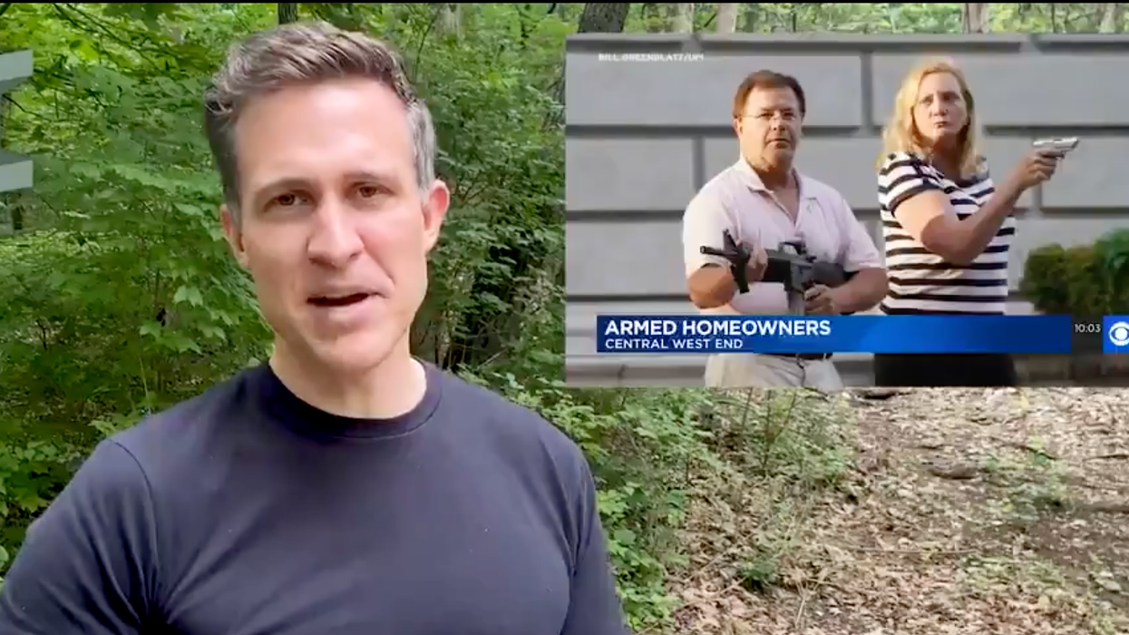 Dem Candidate Trolls Opponent Who Waved Gun at Peaceful Protesters With Savage New Nickname