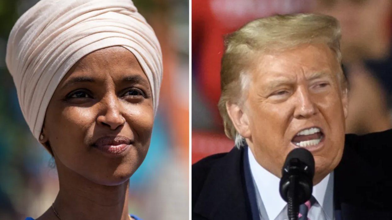Ilhan Omar Uses Trump's Words to Shame GOP for Attacking Her Criticism of U.S.
