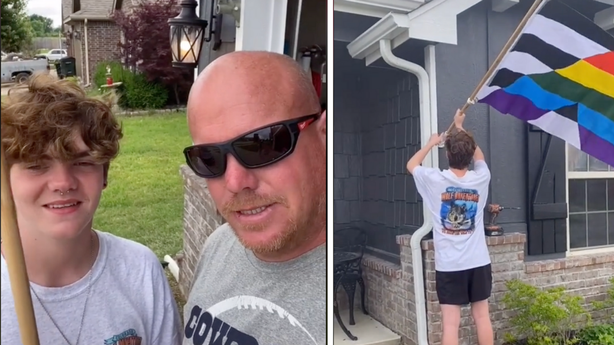 Viral TikTok Of Oklahoma Dad's Show Of Support For His Gay Teen Son Has The Internet Cheering