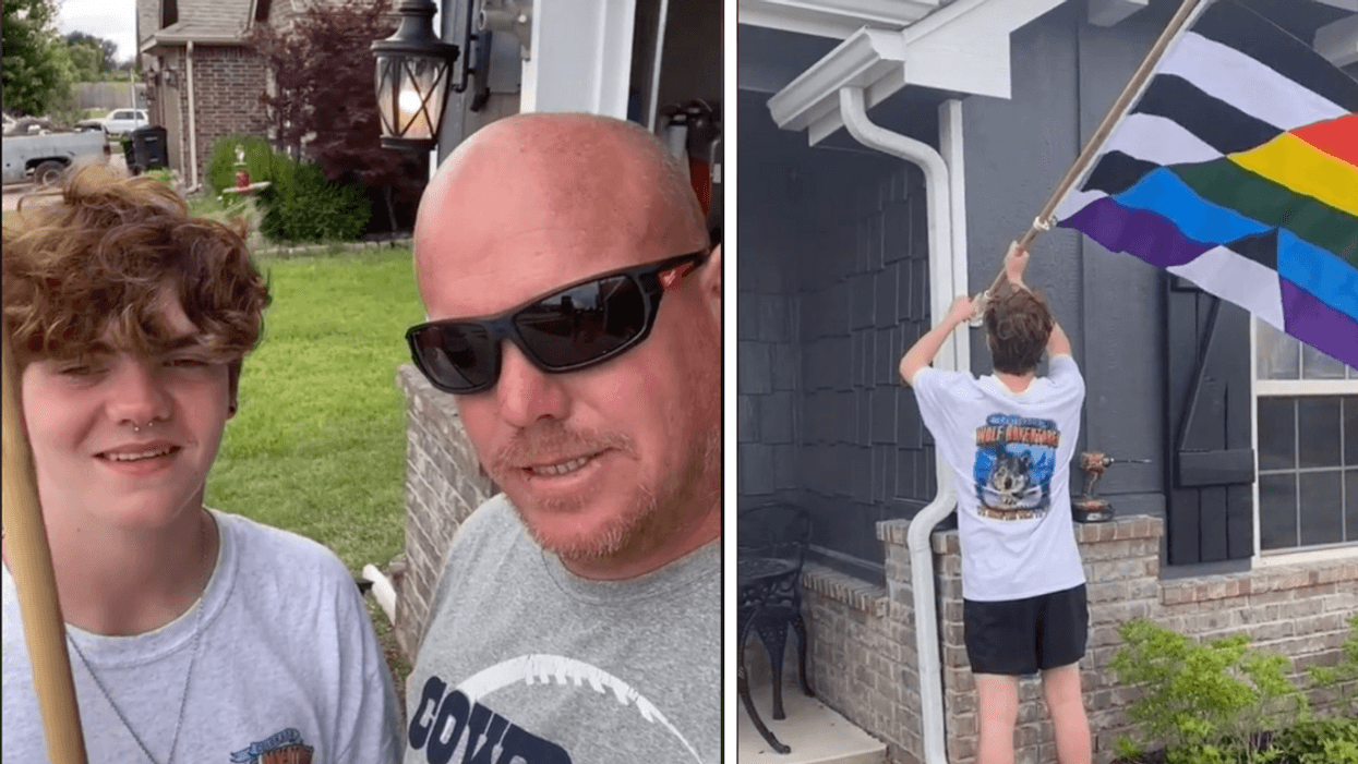 Viral TikTok Of Oklahoma Dad's Show Of Support For His Gay Teen Son Has The Internet Cheering