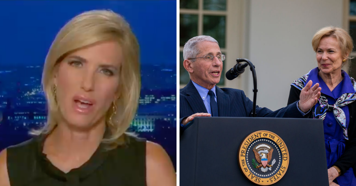 Laura Ingraham Claims She Knew Right Away Fauci And Birx Were Liberal Because Of 'Body Language'