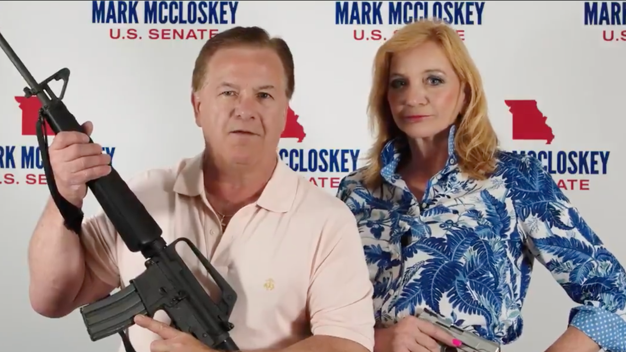Couple Who Threatened to Shoot Protesters Double Down in Off-the-Rails New Campaign Ad