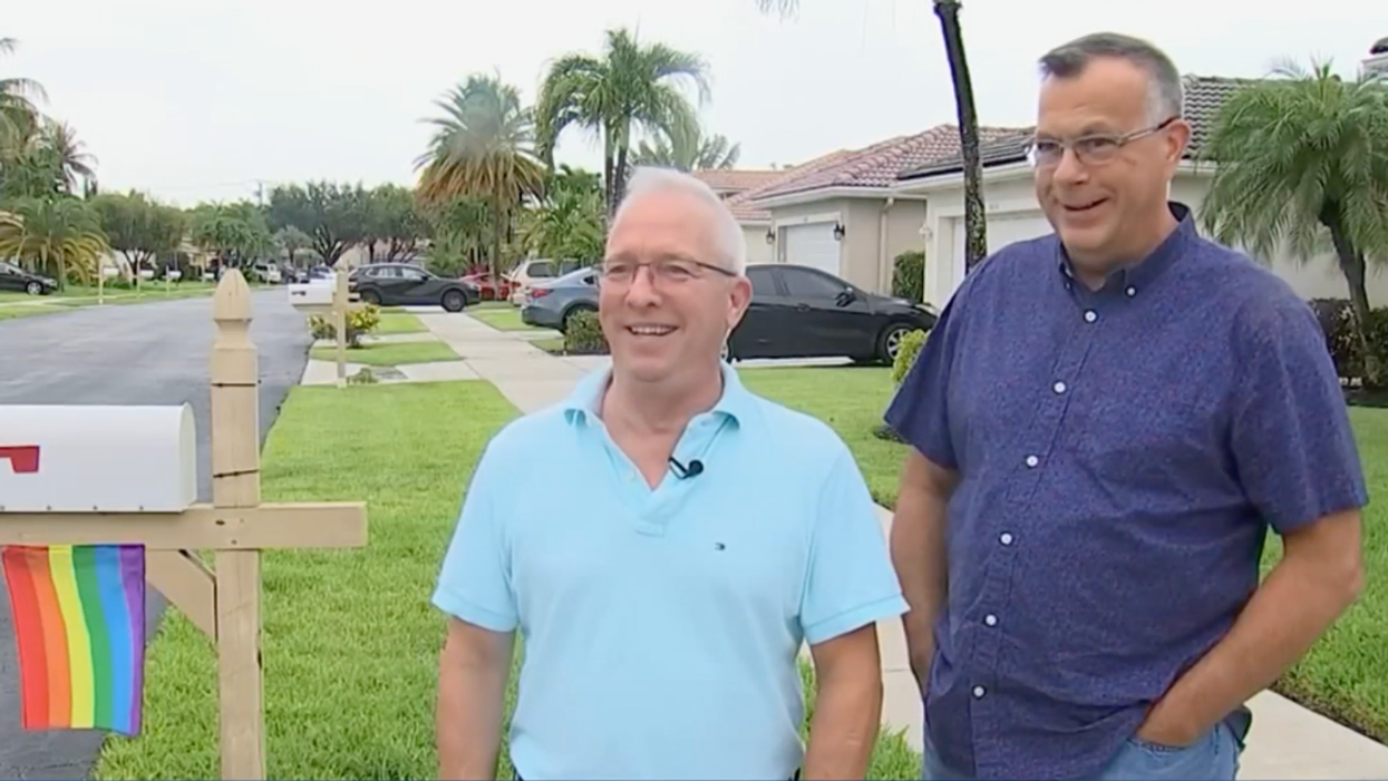 HOA Threatens Florida Couple With Daily Fine for Flying Tiny Gay Pride Flag From Their Mailbox