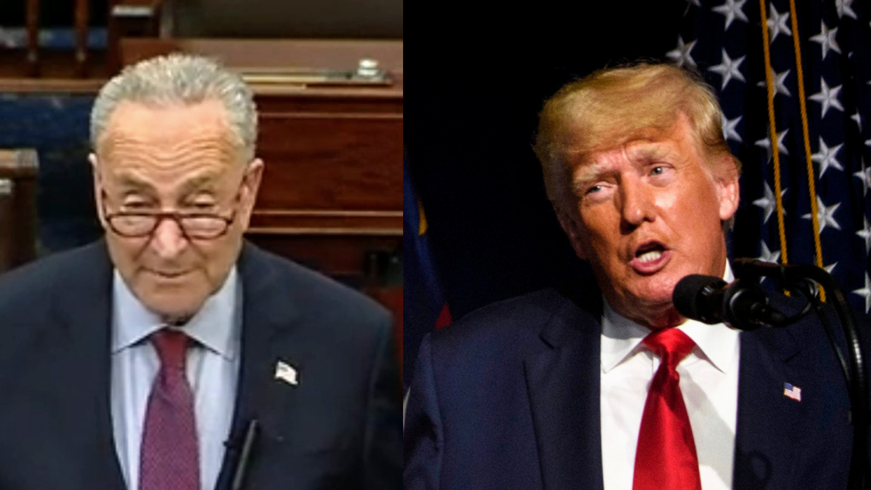 Schumer Blasts 'Despicable' Trump In Fiery Senate Floor Rant Calling Out GOP's Voter Suppression