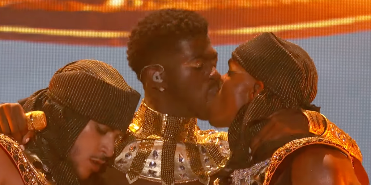 Lil Nas X emphatically schools homophobes after fiery BET Awards kiss