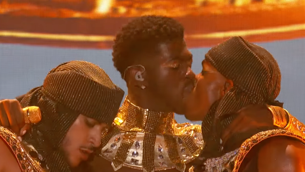 Lil Nas X Claps Back At Homophobic Trolls Who Blasted His Gay Kiss During BET Awards Performance