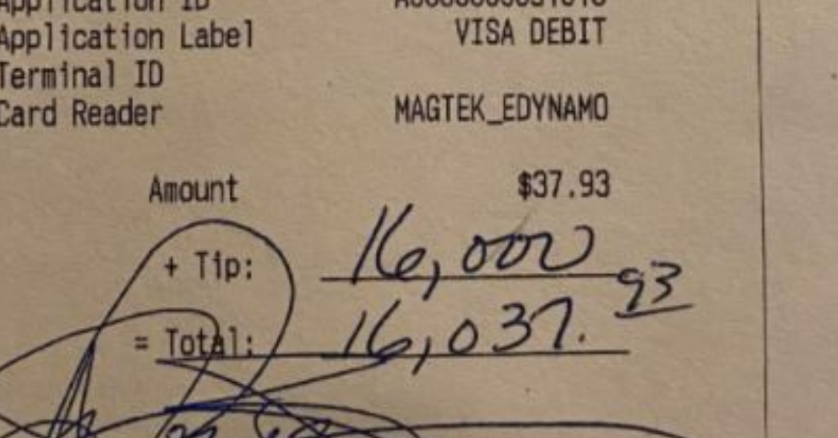 Bartender Forced To Split $16k Tip Customer Left Her With Rest Of Staff—And The Internet Isn't Happy