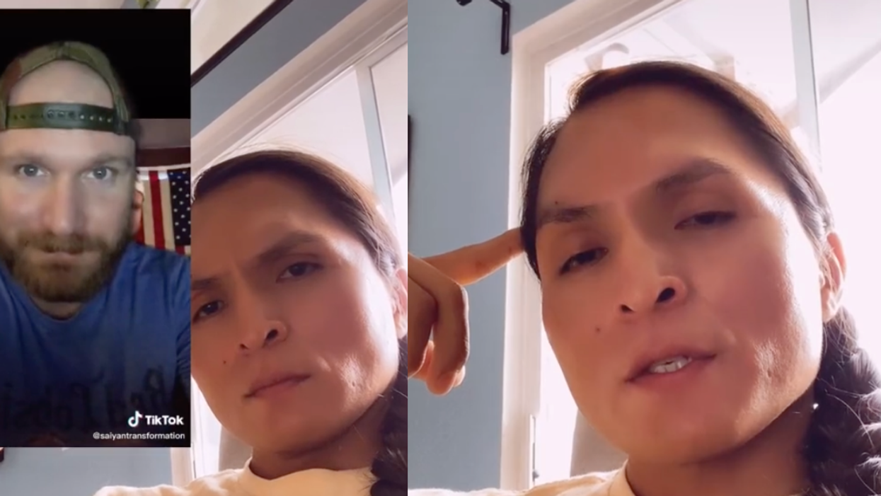 Indigenous TikToker Calls Out 'Toxic Masculinity' After Conservative Guy Challenges Him To A Fight