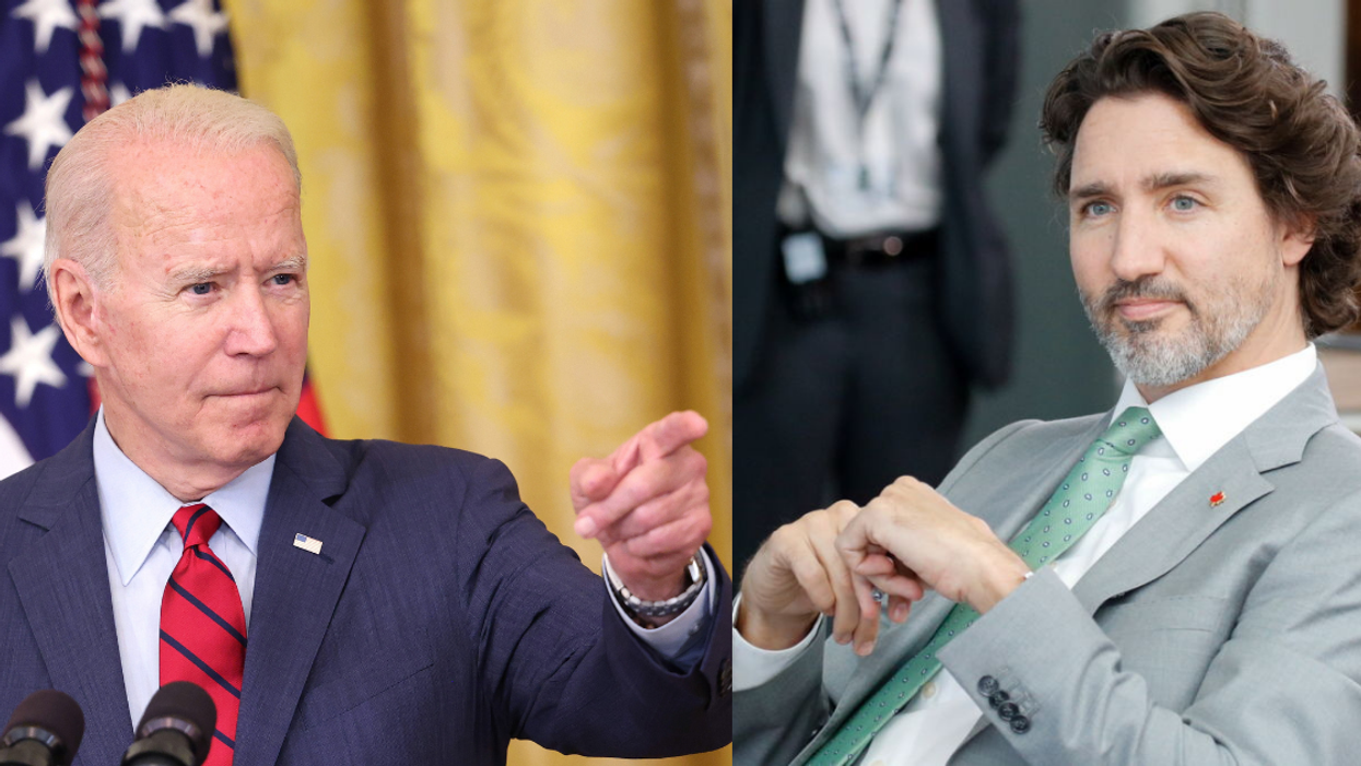 Biden And Trudeau Just Made A Friendly Hockey Wager—And Twitter Used It To Roast Trump