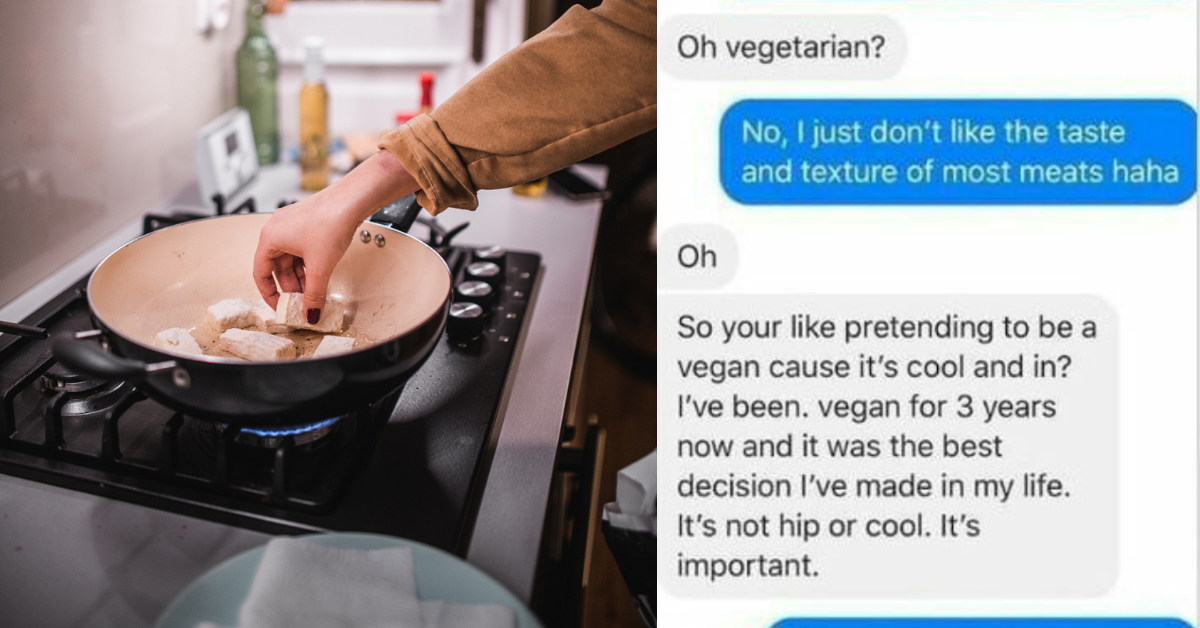 Furious Vegan Accuses Chef Who Cooks Tofu Of 'Appropriating' Veganism In Bizarre Tantrum