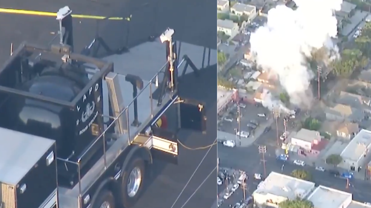 LAPD's Attempt To Safely Detonate Huge Cache Of Fireworks Goes South Quickly In Viral Videos