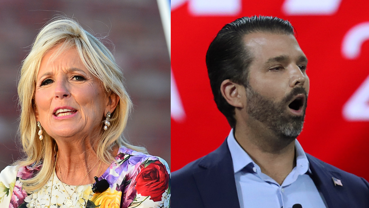 Don Jr. Posts Cruel Photoshop Of Jill Biden's 'Vogue' Cover In Childish Tantrum Over Melania Snub