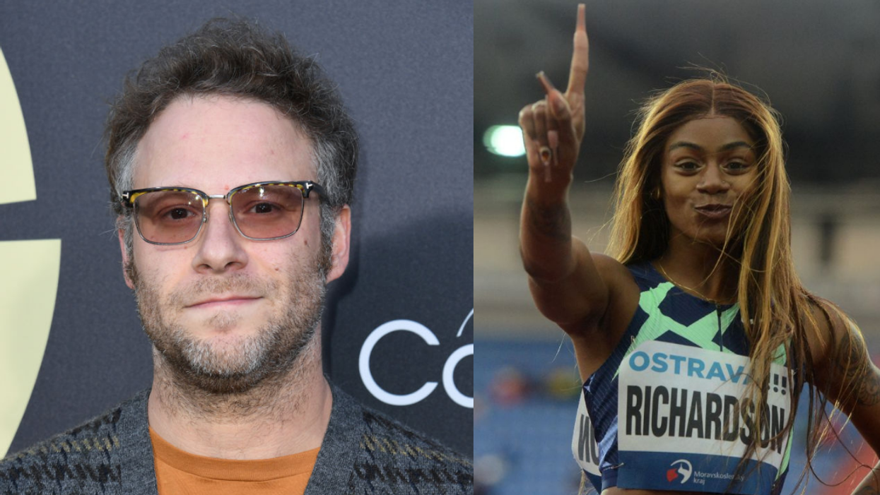 Famed Stoner Seth Rogen Comes To Defense Of Suspended Olympic Sprinter With Blistering Tweet