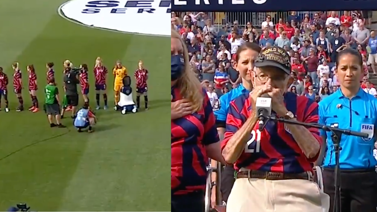 Conservatives Slammed For Falsely Claiming U.S. Soccer Players Turned Their Backs During National Anthem