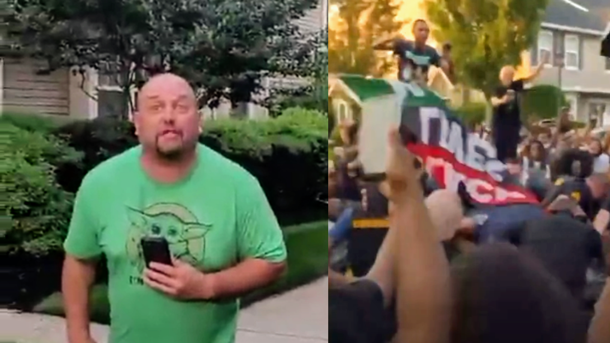 Guy Who Called Black Neighbor Racial Slur Challenges People To 'Come See Me'—And They Did In Droves