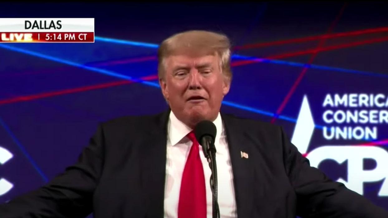 Fox News Had to Air Legal Disclaimer Once Trump Started Pushing Election Lies in CPAC Speech