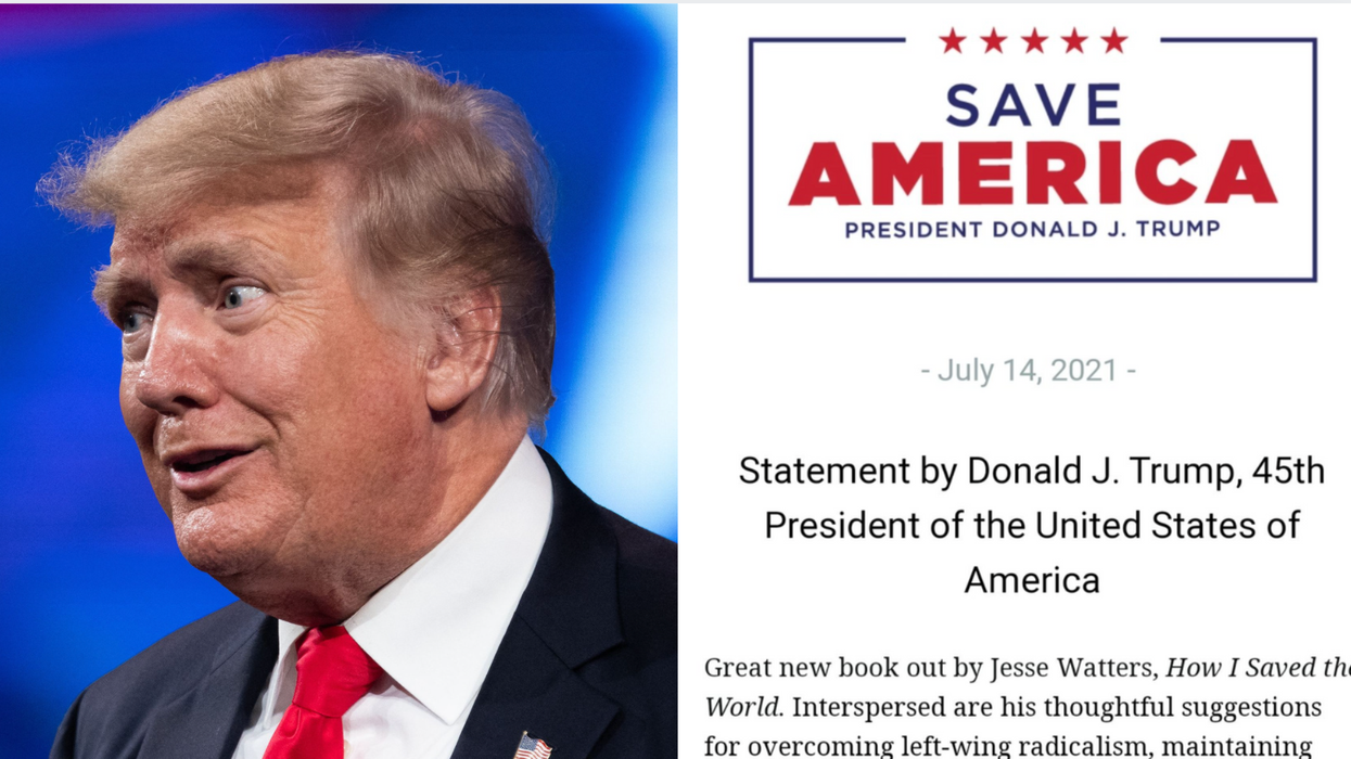 Trump Dragged for Plagiarizing Statement Supporting Fox News Host's New Book From Promotional Materials