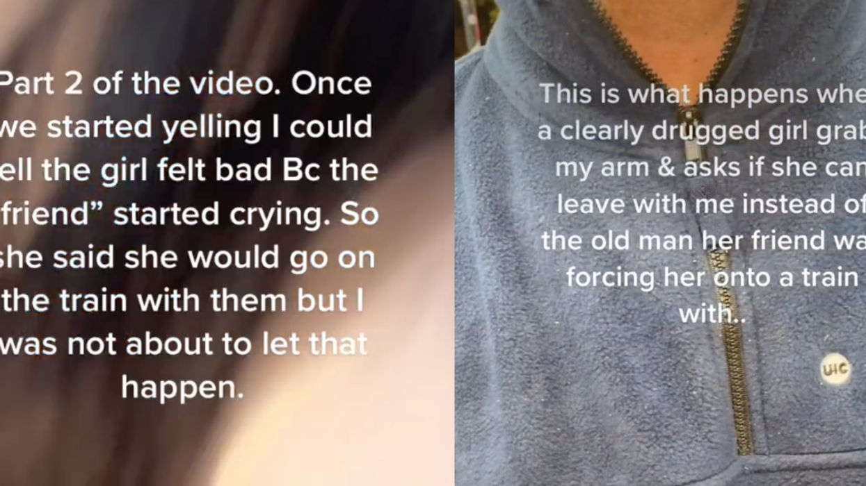 TikToker Intervenes After Seeing Woman She Suspects Was Drugged Being Led Away By Older Man