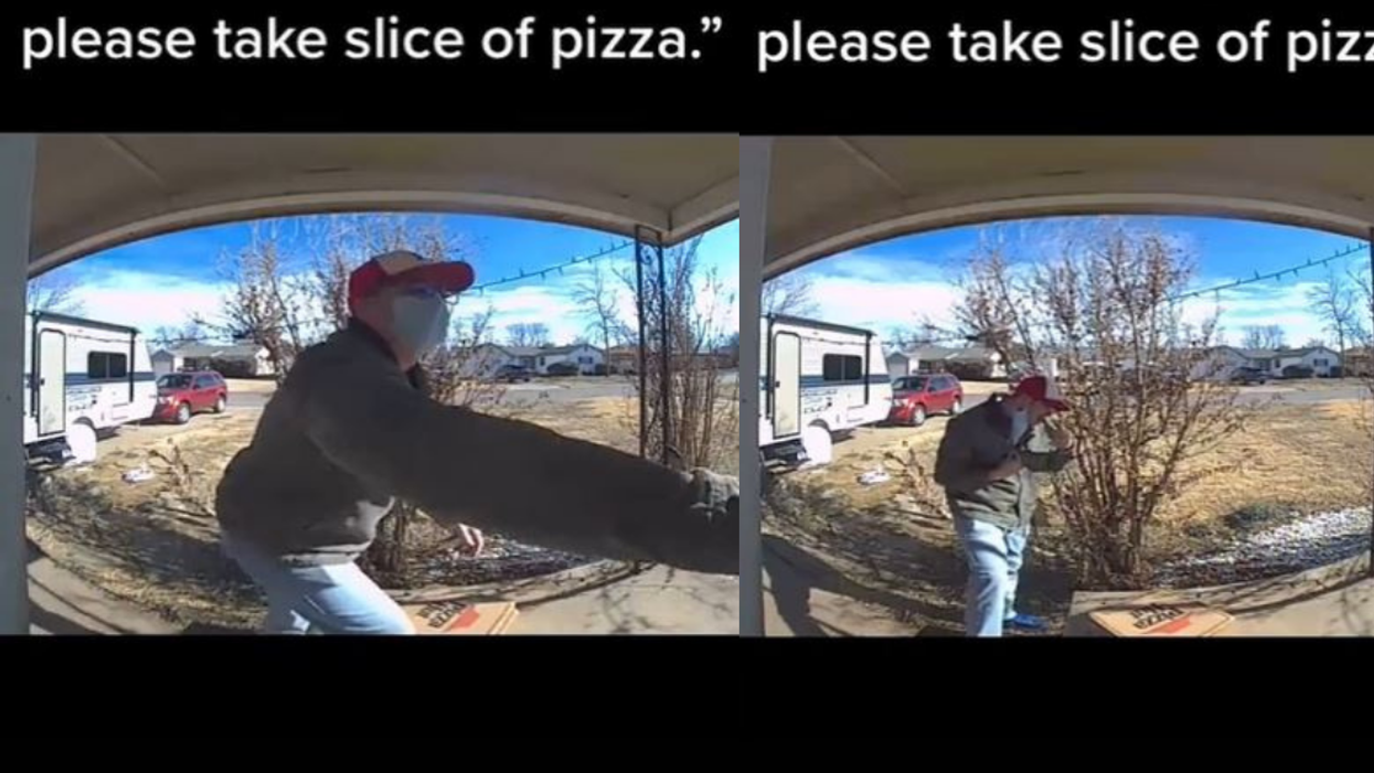 Video Of Pizza Hut Delivery Man Getting Offered A Slice Of Pizza Instead Of A Tip Sparks Debate