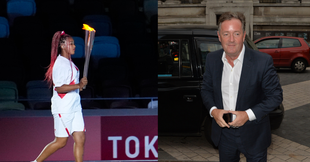 Piers Morgan Slammed After Mocking Naomi Osaka On Twitter For Lighting Olympic Flame