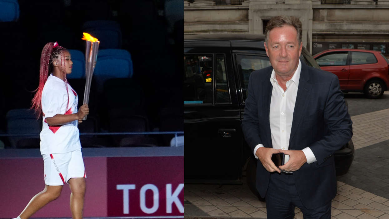 Piers Morgan Slammed After Mocking Naomi Osaka On Twitter For Lighting Olympic Flame