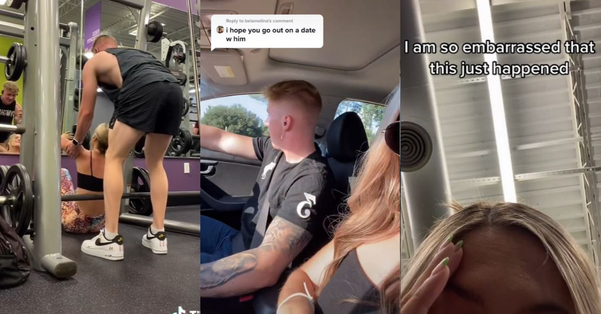 TikTokers Swoon After Romance Buds Between Guy And Woman He Helped During Weightlifting Mishap