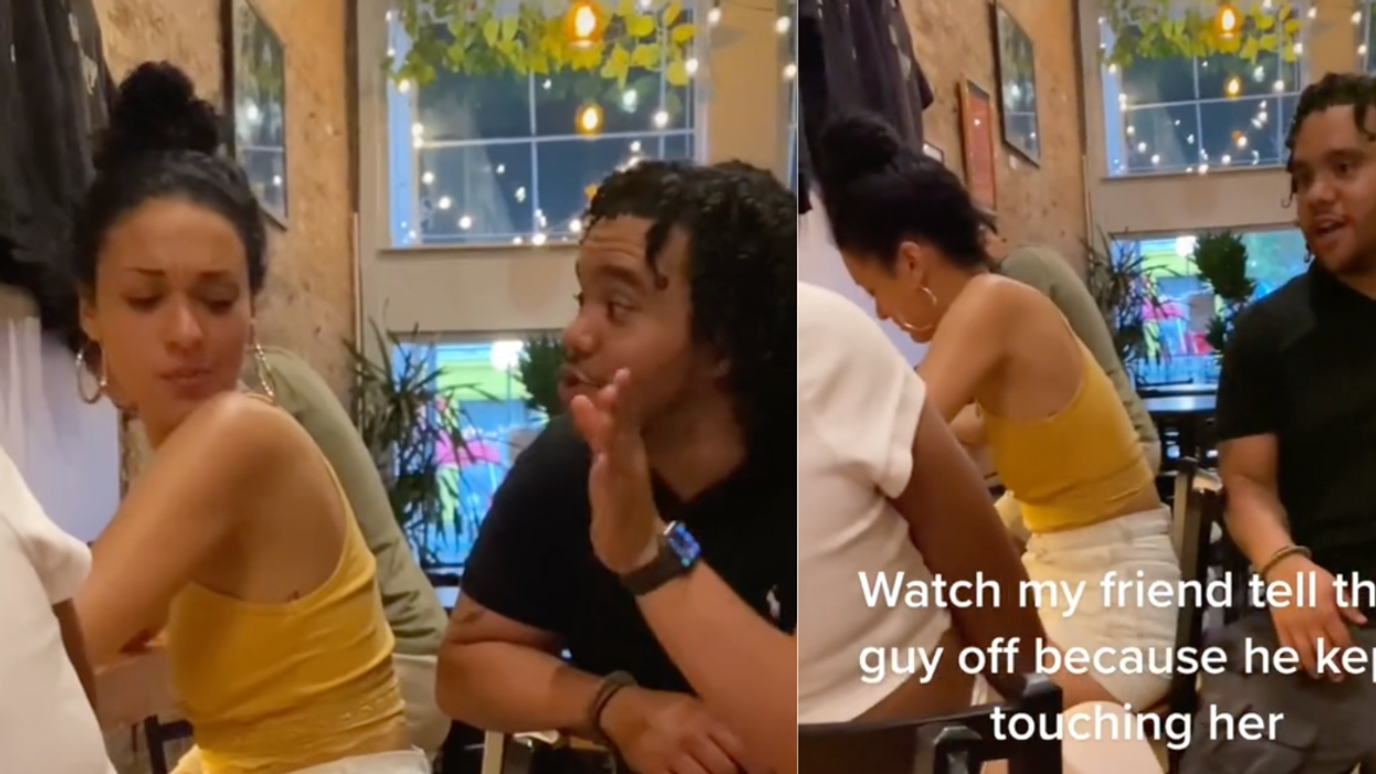 Woman Praised For Unloading On Guy Who Won't Stop Getting In Her Personal Space At A Bar