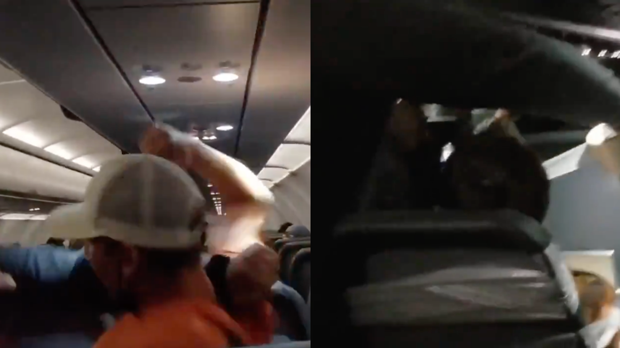 Frontier Airlines Passenger Who Allegedly Groped Flight Attendants Gets Duct-Taped To His Seat