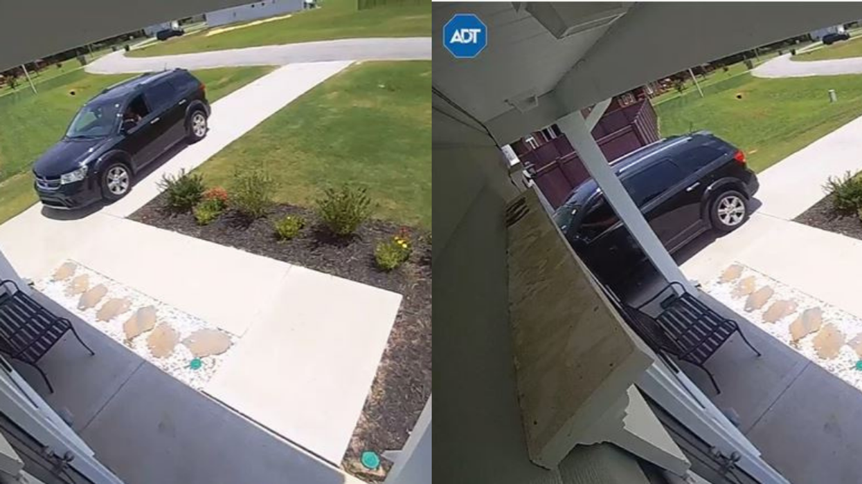 Security Camera Catches Guy's Angry Ex Crashing Her SUV Through His Garage In Fit Of Rage