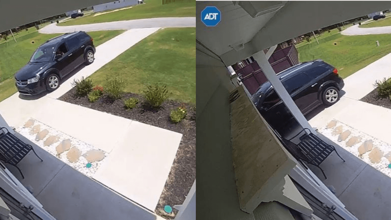 Security Camera Catches Guy's Angry Ex Crashing Her SUV Through His Garage In Fit Of Rage