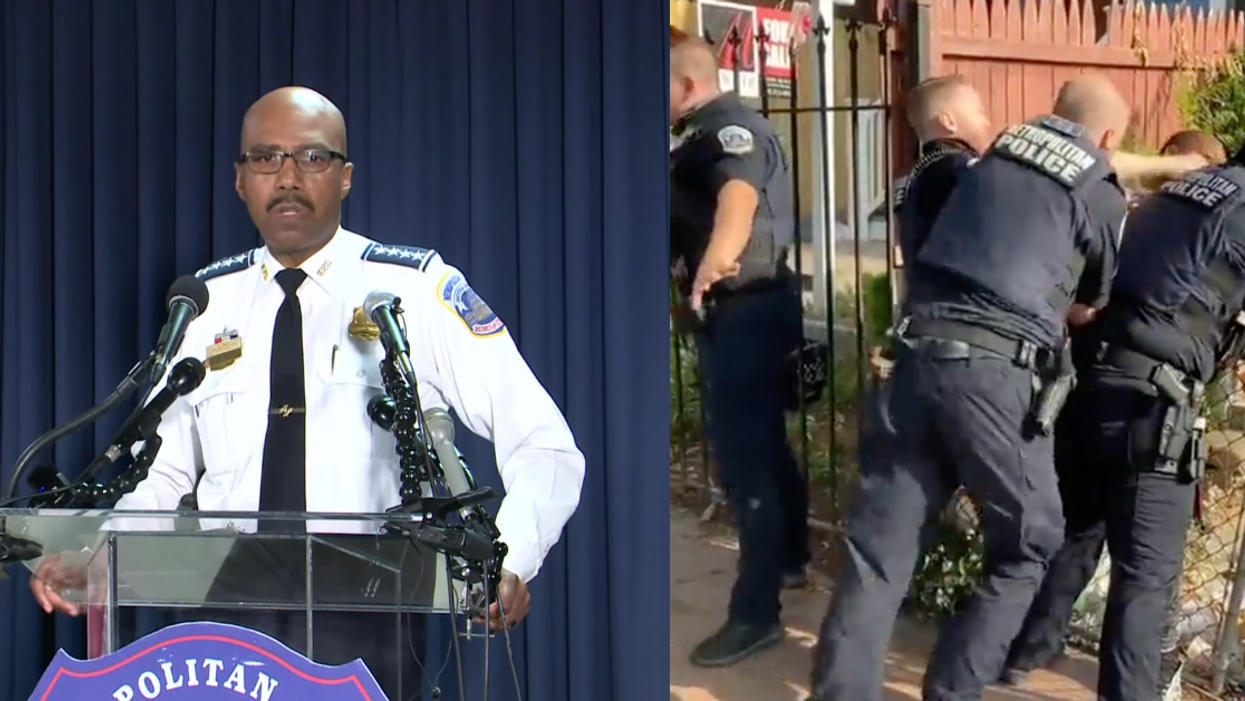 DC Police Chief 'Ashamed' Over Video Of Cop Punching Black Suspect 12 Times As Colleagues Do Nothing