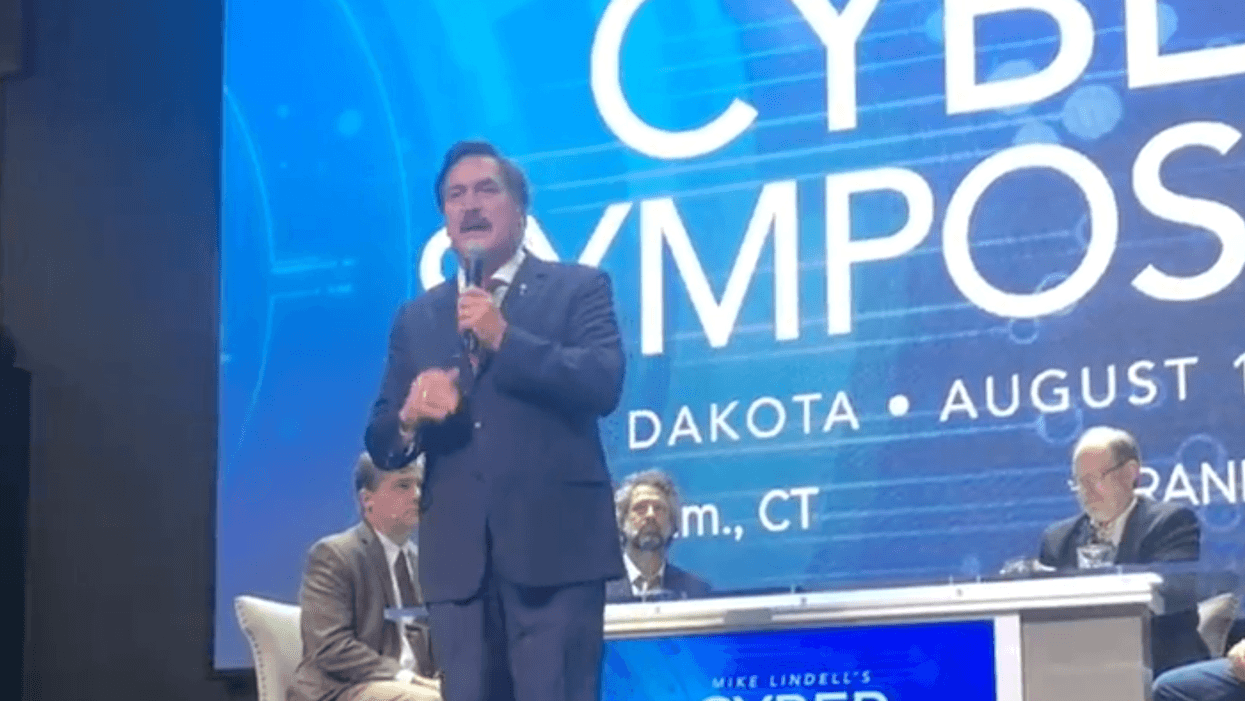 MyPillow Guy Blames Conspiracy After Tech Issues Delay His 'Cyber Symposium'—Because of Course