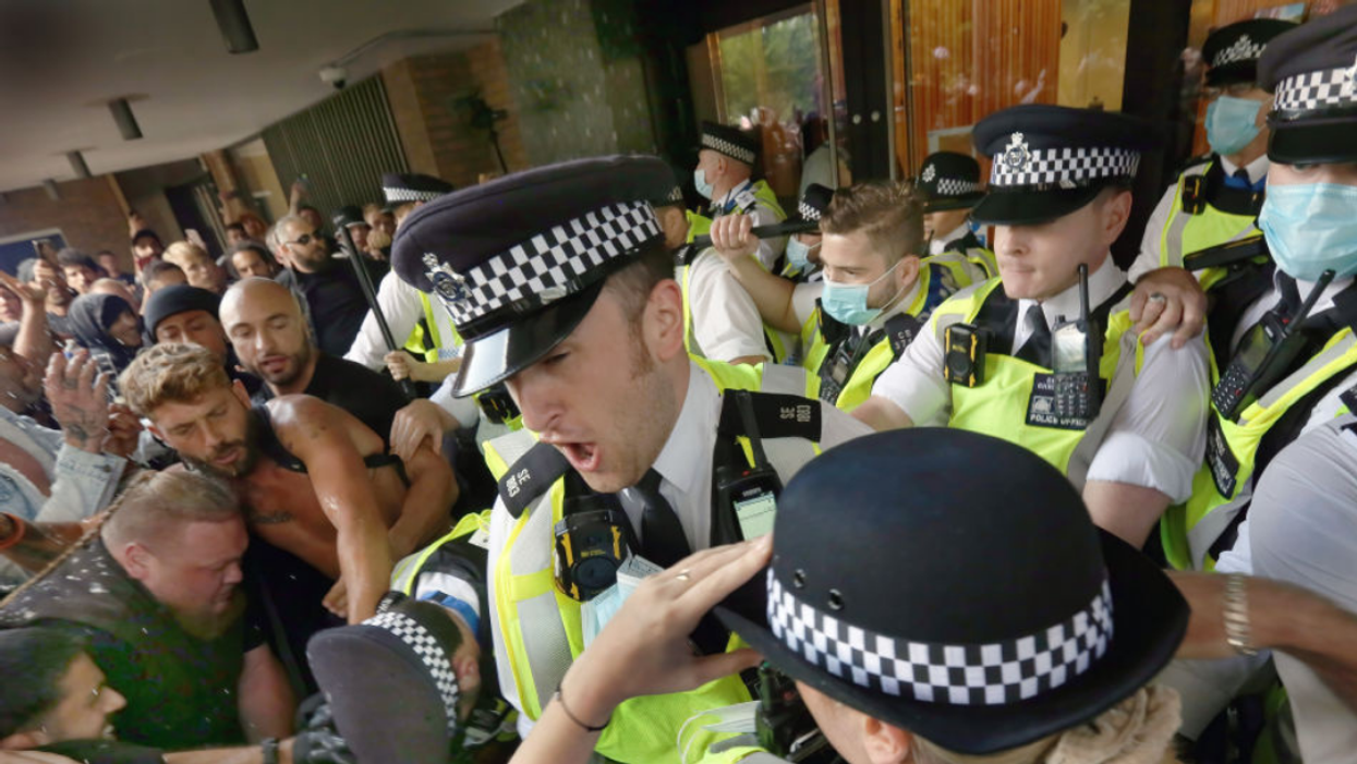 A Bunch Of Anti-Vaxxers Just Tried To Storm BBC Headquarters—But Were At The Wrong Building
